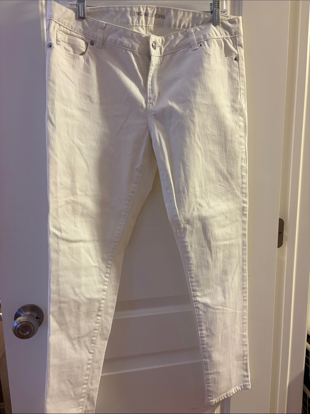 Michael Kors White Skinny Jeans - Slim Fit Denim